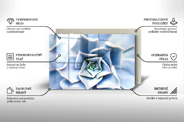Tábua de corte planta de flor