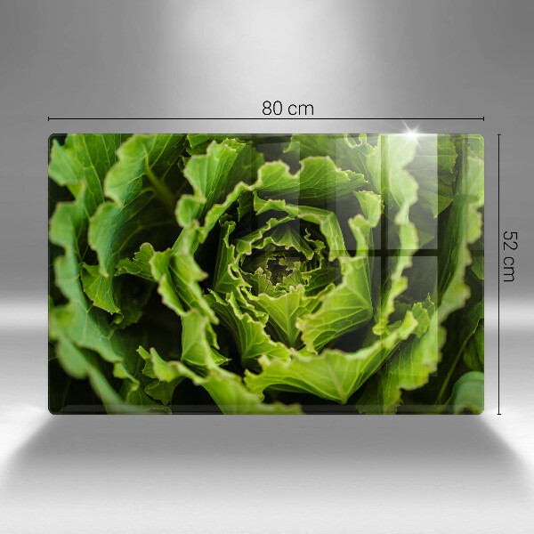 Tábua para cozinha Comer folhas de alface