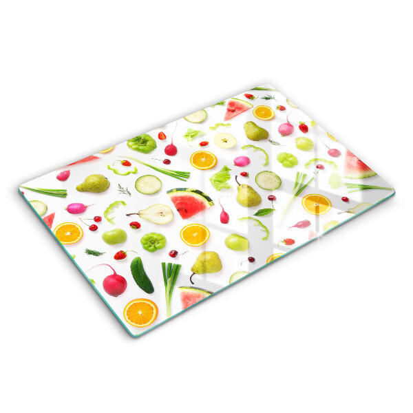 Tábua de corte Padrão de frutas e vegetais