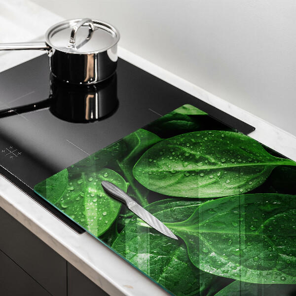 Tábua de cortar Folhas de manjericão