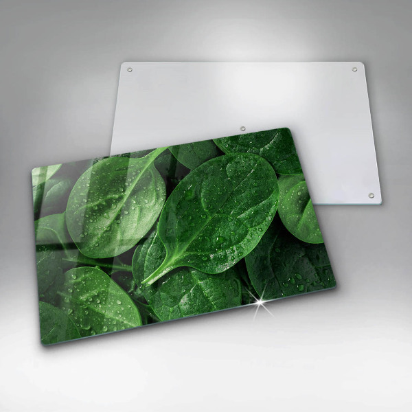 Tábua de cortar Folhas de manjericão