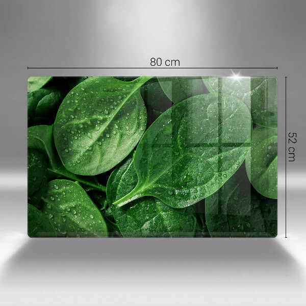 Tábua de cortar Folhas de manjericão