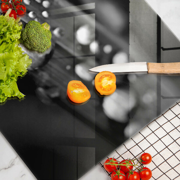 Tábua corte Gotas de orvalho nas folhas