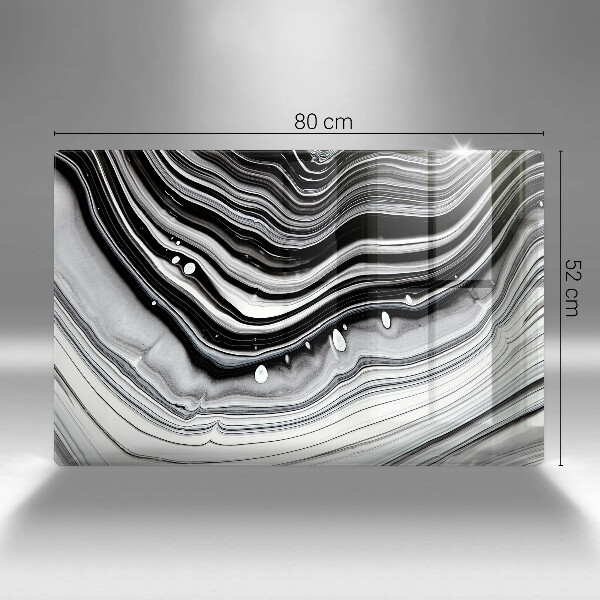 Tábua cozinha Abstração de tinta