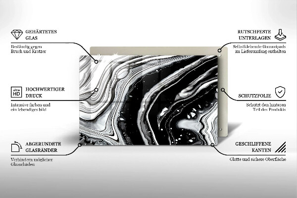 Tábua corte Abstração de tinta