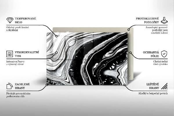 Tábua corte Abstração de tinta