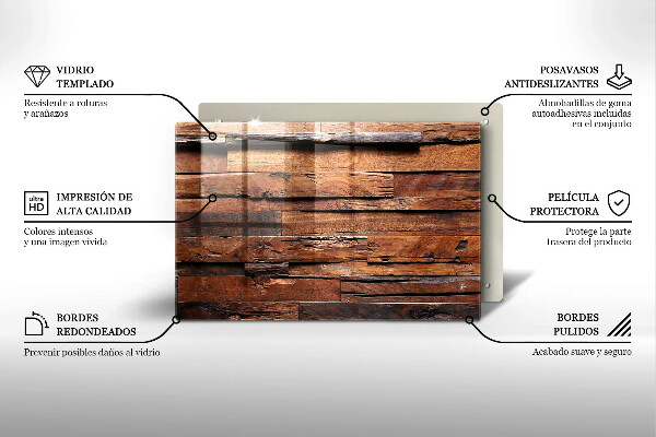 Tábua de cortar Tábuas de madeira decorativas