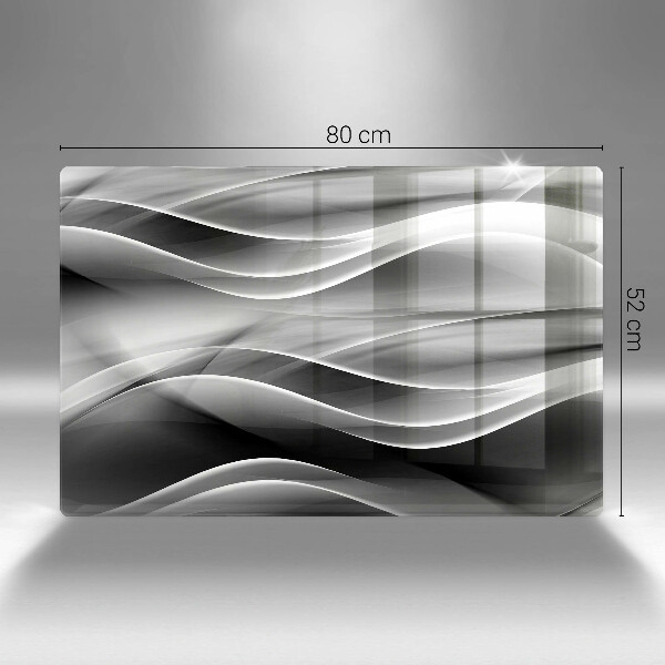 Tábua de corte Linhas suaves de abstração