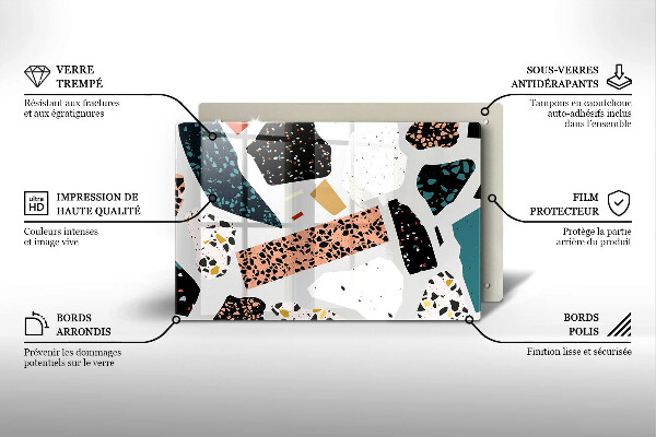 Tábua corte Pedra de porcelana