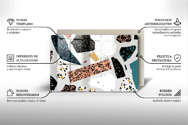 Tábua corte Pedra de porcelana