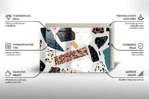 Tábua corte Pedra de porcelana