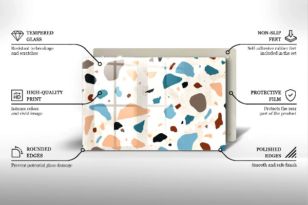 Tábua cozinha Grés decorativo