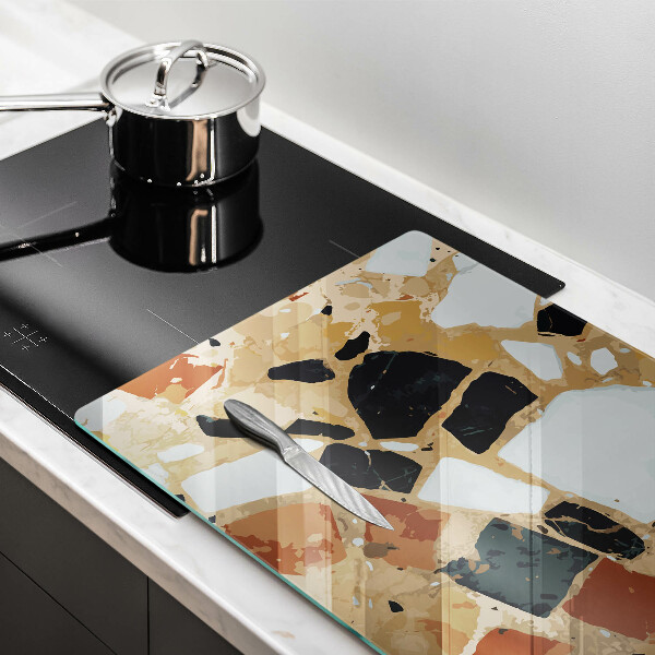 Tábua de cortar de vidro Lajes de pedra decorativas