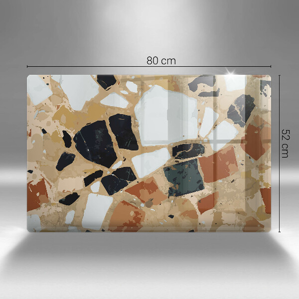 Tábua de cortar de vidro Lajes de pedra decorativas