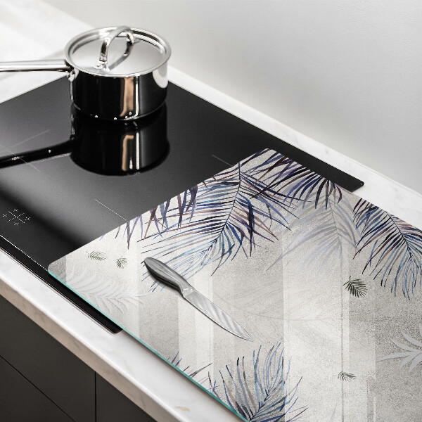 Tábua de cortar de vidro Folhas sutis