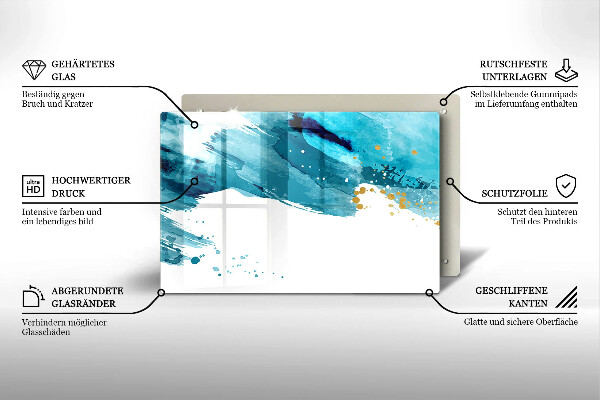 Tábua corte Manchas azuis