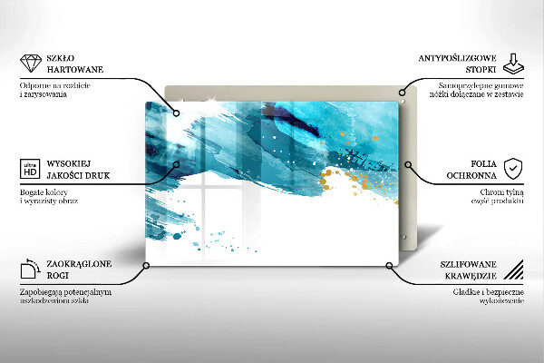 Tábua corte Manchas azuis