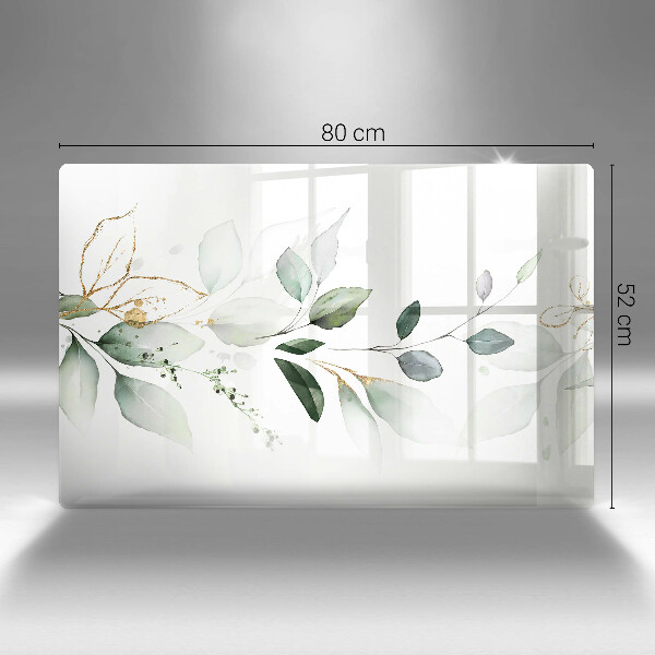 Tábua para corte Folhas de aquarela