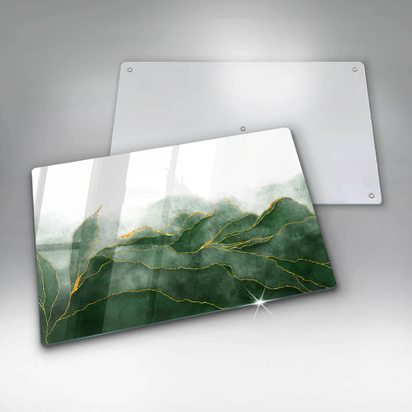 Tábua de vidro Natureza abstrata