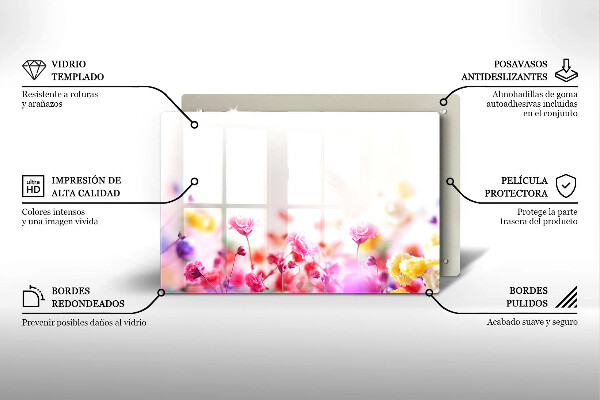 Tábua para corte Prado de flores