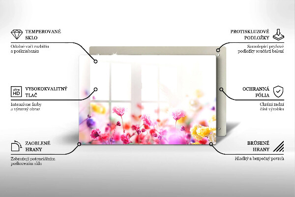 Tábua para corte Prado de flores