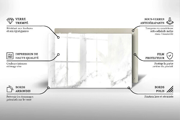 Tábua de corte Mármore moderno