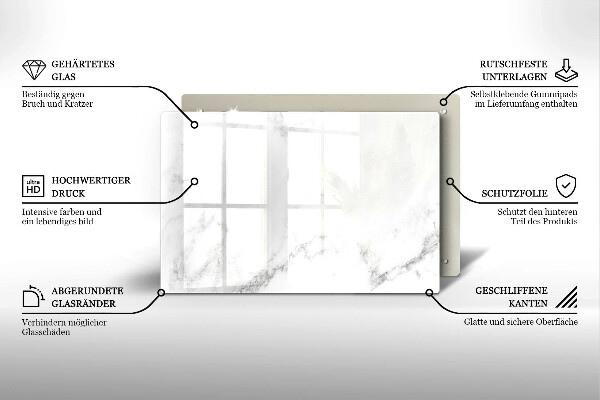 Tábua de corte Mármore moderno