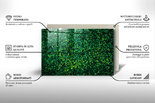 Tábua para corte Planta com folhas pequenas