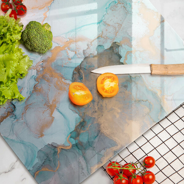 Tábua de cortar de vidro Mármore abstrato