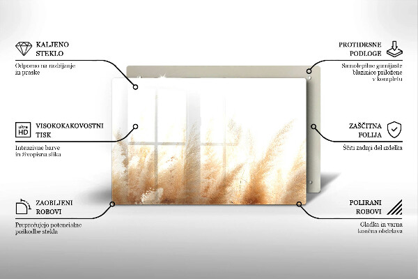 Tábua de cortar alimentos Capim-dos-pampas