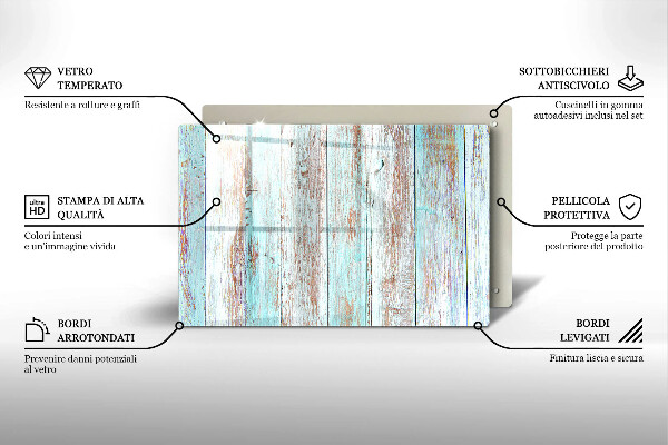 Tábua para cozinha Tábuas antigas vintage