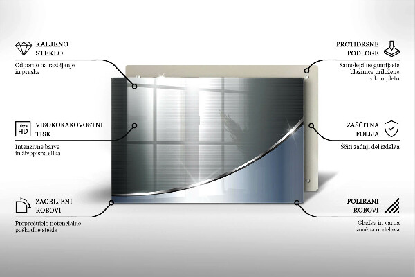 Tábua para corte Padrão de abstração de metal