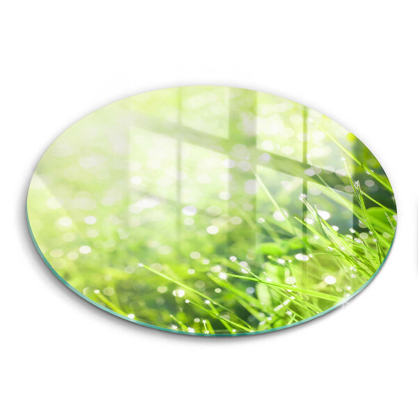 Tábua corte Natureza - grama e orvalho