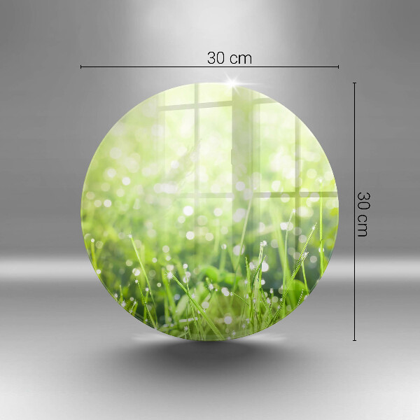 Tábua corte Natureza - grama e orvalho