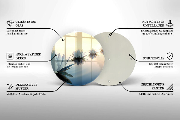 Tábua corte Flores de nenúfar