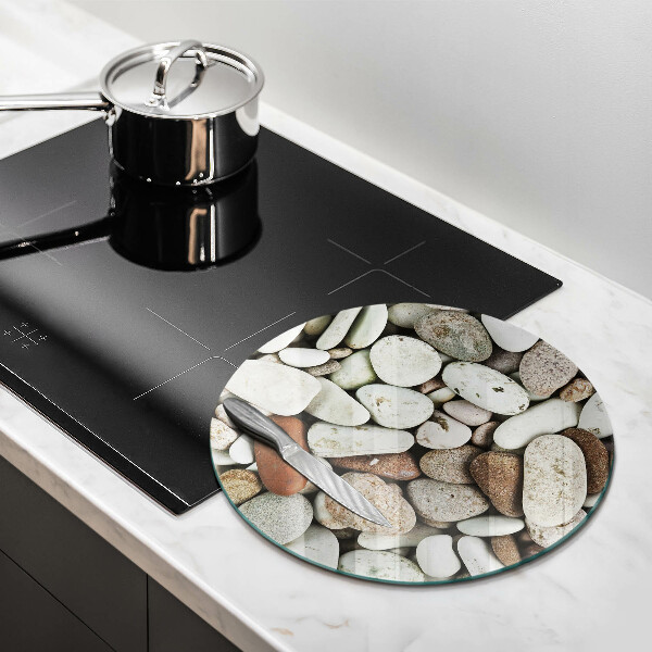 Tábua para corte Fundo de pequenas pedras