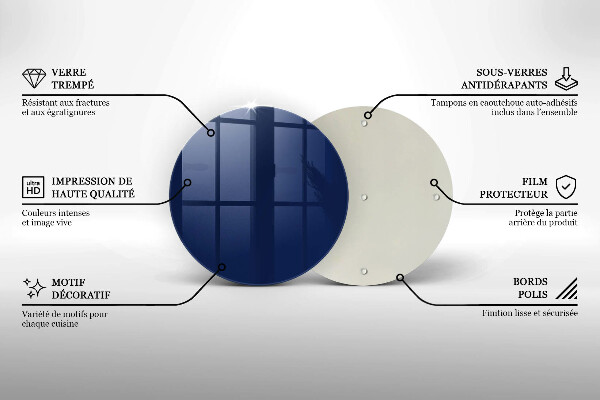 Tábua de cortar Cor azul