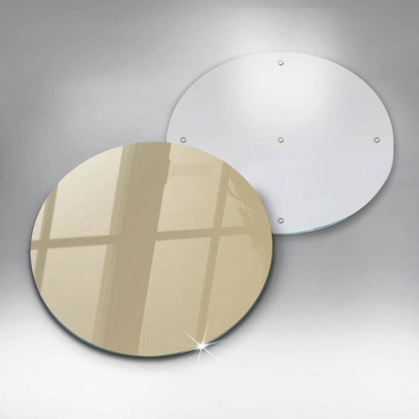 Tábua de corte de vidro Cor bege