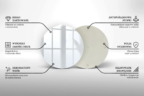 Tábua de corte Cor branca