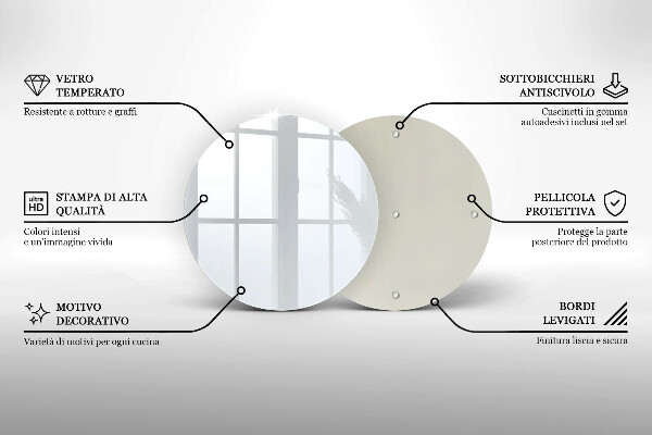Tábua de corte Cor branca