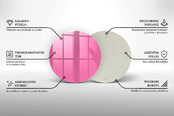 Tábua cozinha Cor rosa