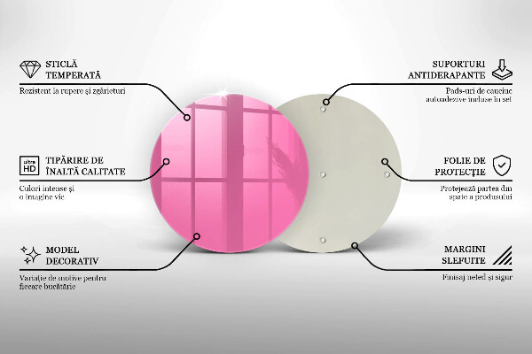 Tábua cozinha Cor rosa
