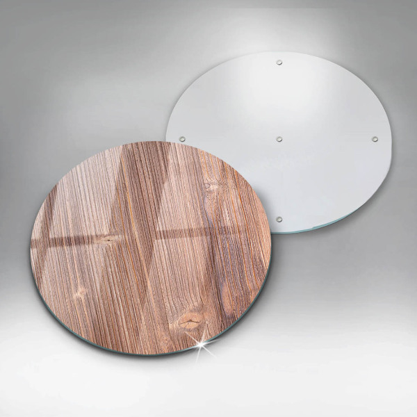 Tábua de cortar de vidro Madeira natural