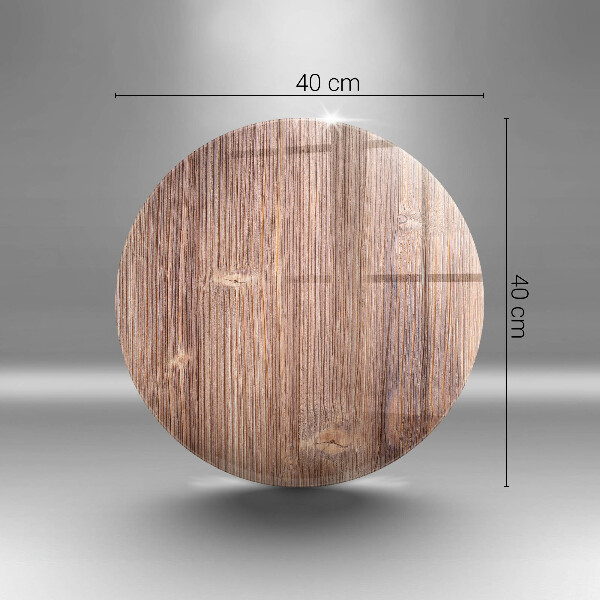 Tábua de cortar de vidro Madeira natural