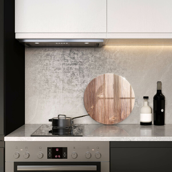 Tábua de cortar de vidro Madeira natural