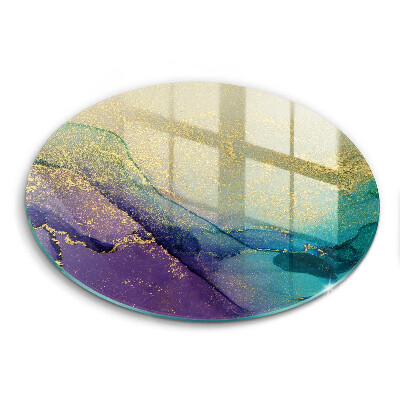 Tábua de cortar Fundo com ouro