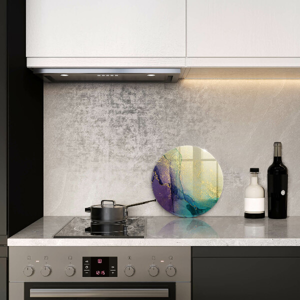 Tábua de cortar Fundo com ouro