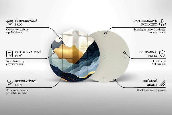 Tábua de corte Montanhas abstratas