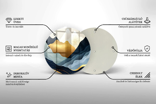 Tábua de corte Montanhas abstratas