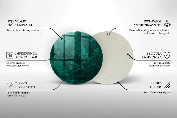 Tábua de cortar de vidro Textura de fundo de pedra